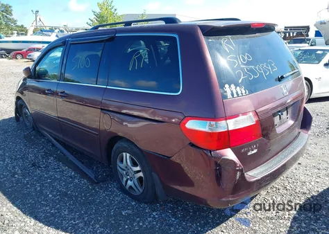 2007 Honda Odyssey Ex из США, поврежденный, VIN 5FNRL38477B417330